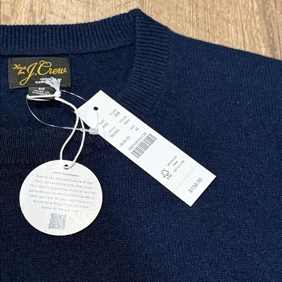 New Mens Cashmere J. Crew Crewneck Sweater - Picture 4 of 8